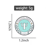 Psychologia Medical Brooch Enamel Pin