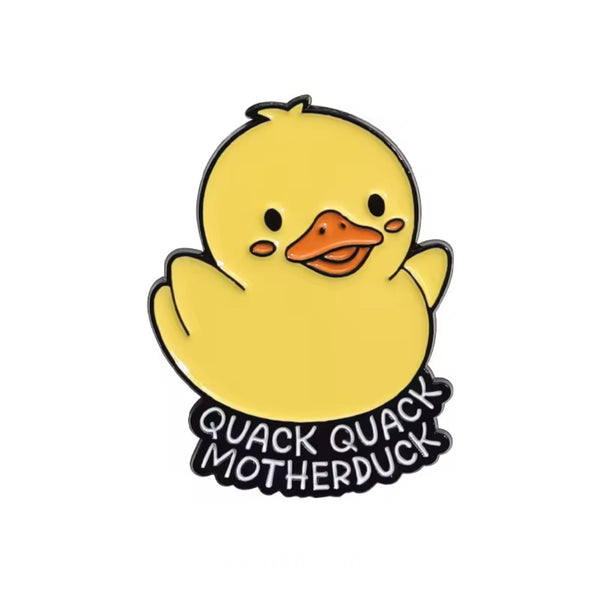 Motherduck Brooch Enamel Pin