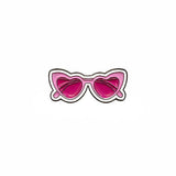 Heart Sunglasses Enamel Sticker