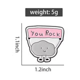 You Rock Brooch Enamel Pin