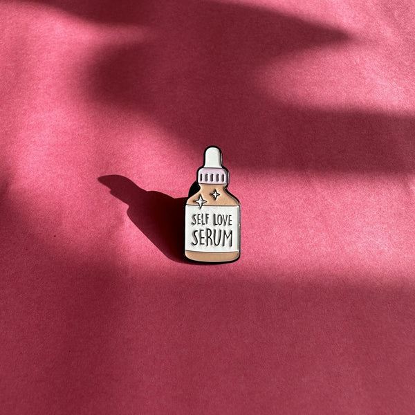 Self Love Serum Brooch Enamel Pin