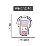 Legal Drug Dealer Pharmacy Brooch Enamel Pin