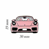 Porsche Car Enamel Sticker