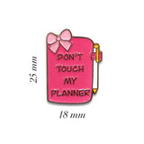 Planner Metal Enamel Sticker