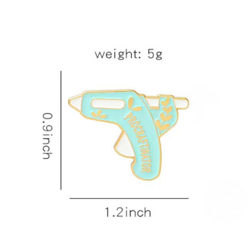 Procraftinator Brooch Enamel Pin