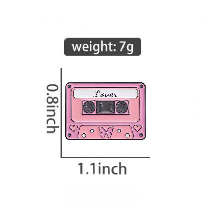 Lover Tape Taylor Swift Brooch Enamel Pin
