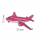 Airplane Enamel Sticker