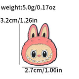 Pink Labubu Brooch Enamel Pin