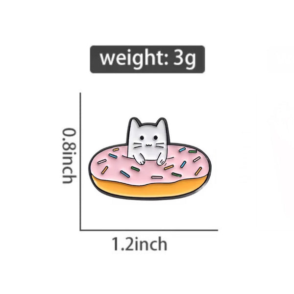 CatNut Brooch Enamel Pin