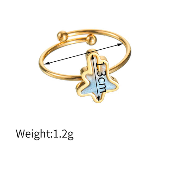18k Gold Plated Summery Rings