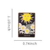 The Sun Tarot Card Brooch Enamel Pin