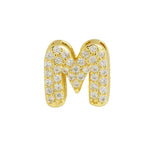 Small Bubble Initial Name Necklace