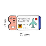 Adventure Awaits Enamel Sticker