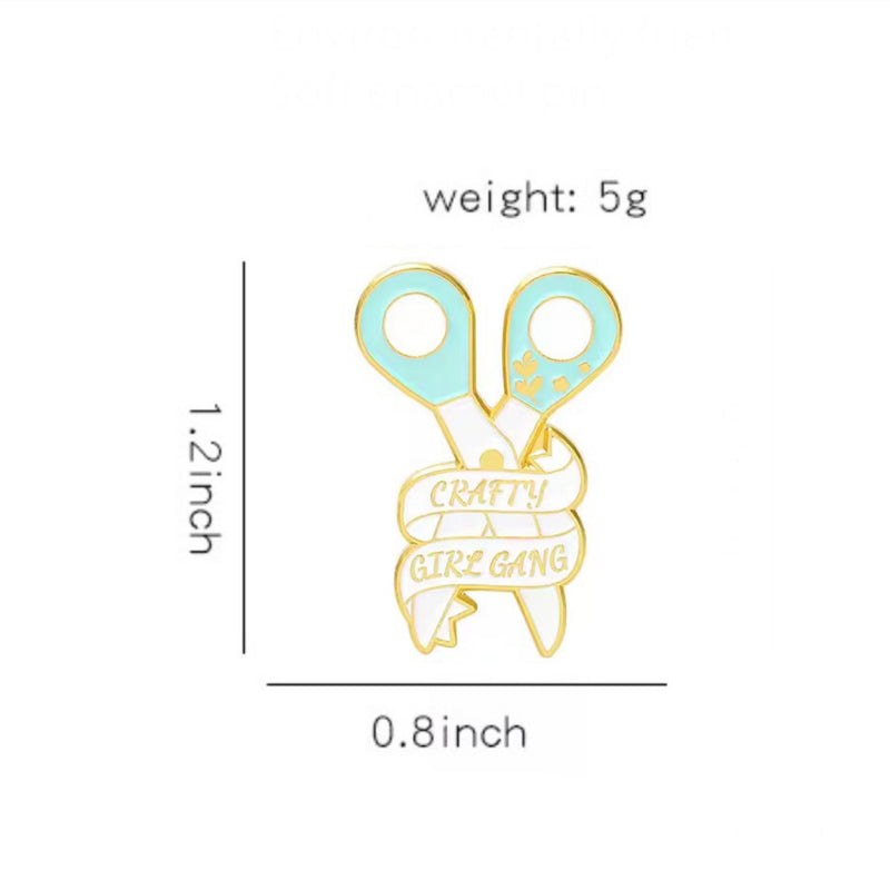 Crafty Girl Gang Brooch Enamel Pin