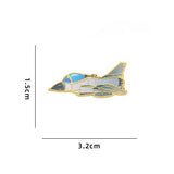 Fighter Jet Brooch Enamel Pin