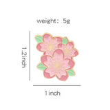 Cherry Blossoms Brooch Enamel Pin