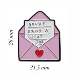 Encouragement Enamel Sticker