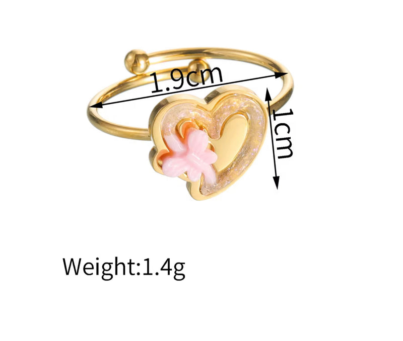 18k Gold Plated Summery Rings