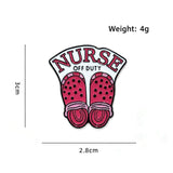 Nurse Off Duty Brooch Enamel Pin