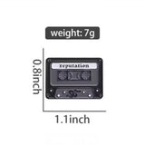 Reputation Tape Taylor Swift Brooch Enamel Pin