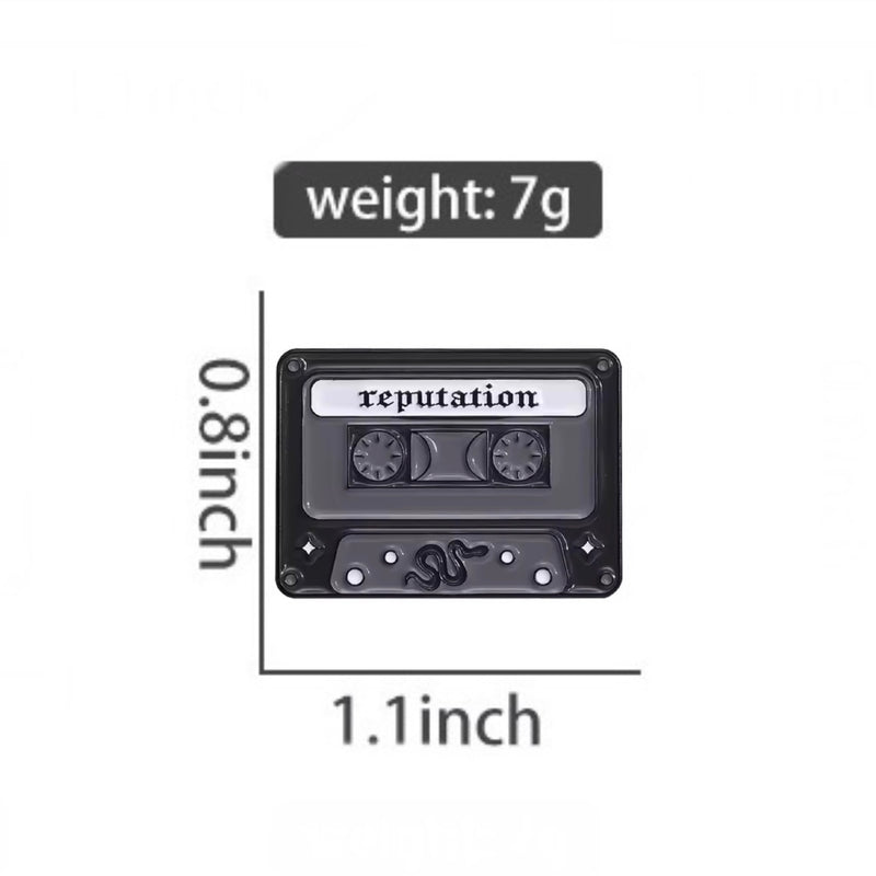 Reputation Tape Taylor Swift Brooch Enamel Pin