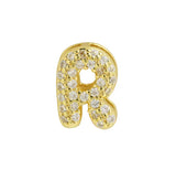 Small Bubble Initial Name Necklace