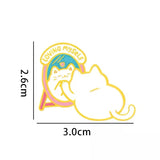 Self Love Cat Brooch Enamel Pin