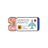 Adventure Awaits Enamel Sticker