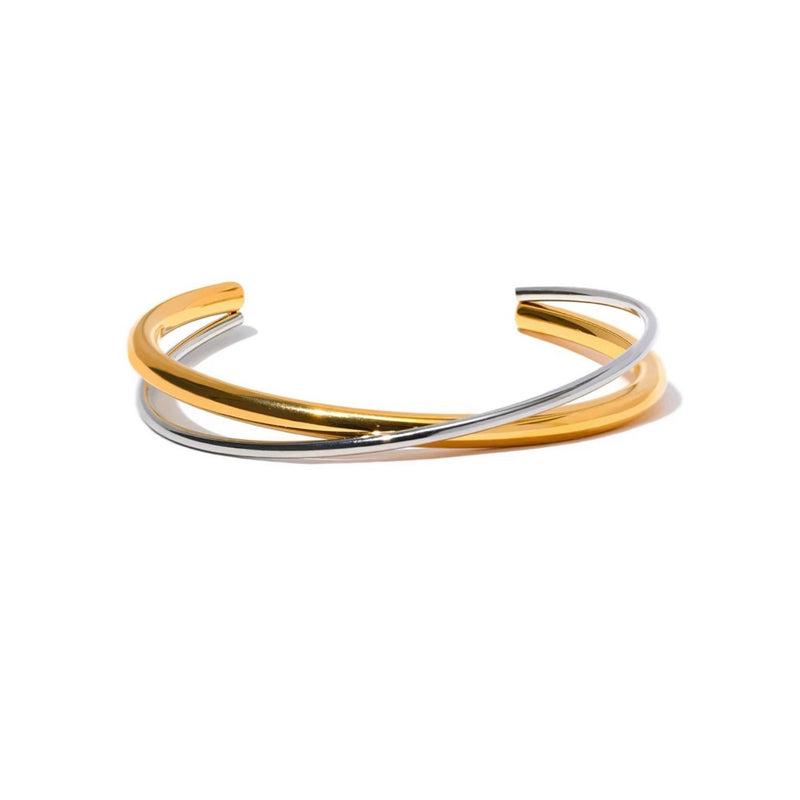 18K Gold Plated Crossfit Bangle