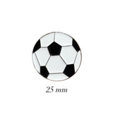 Football Metal Enamel Sticker