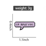 I Purple You BTS Kpop Brooch Enamel Pin