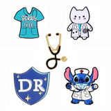 Scrub Squad Enamel Pin Bundle