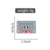 Dynamite Tape BTS Kpop Brooch Enamel Pin