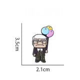 Carl Up Movie Brooch Enamel Pin