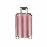 Suitcase Pink Enamel Sticker