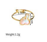 18k Gold Plated Summery Rings