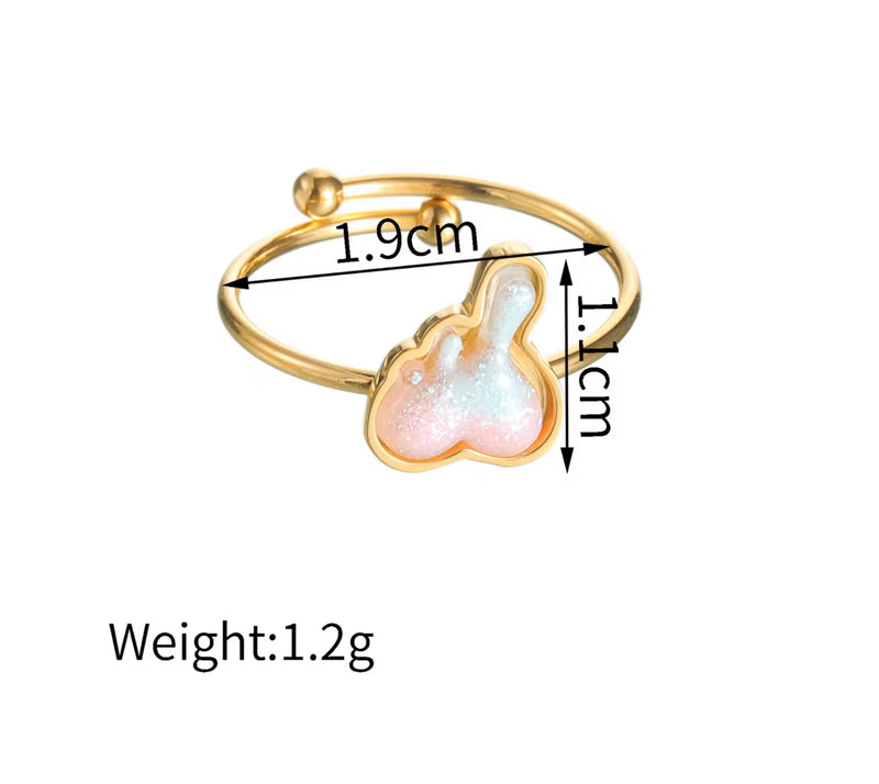18k Gold Plated Summery Rings