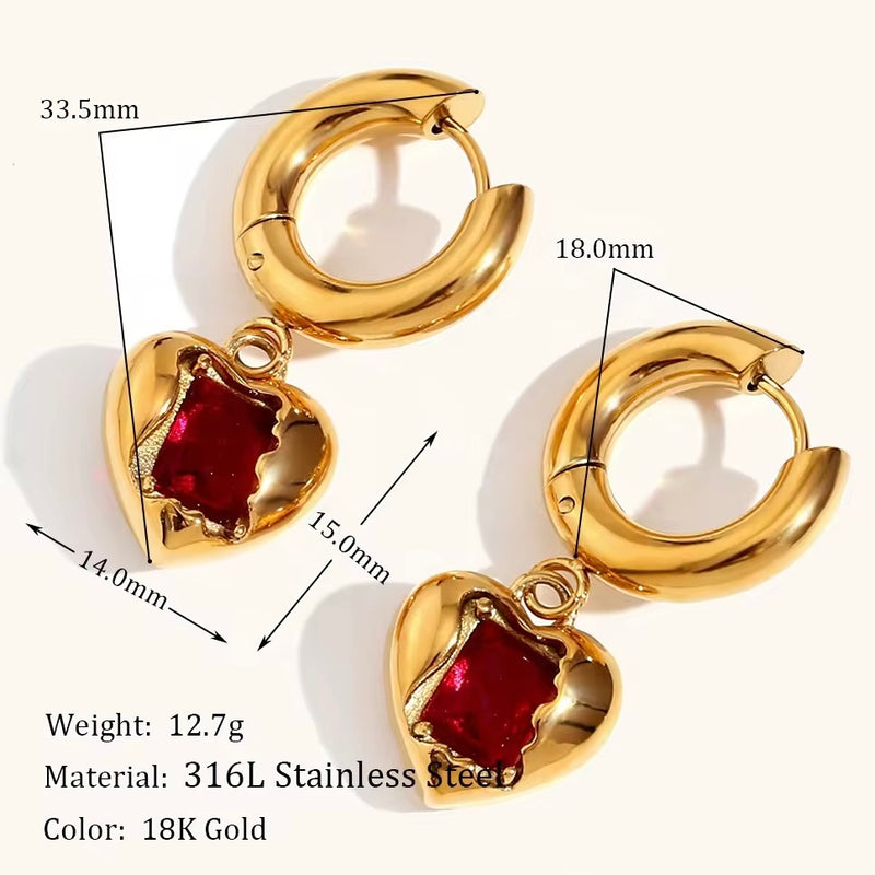 18K Gold Plated Scarlett Set