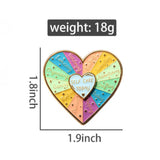 Self Care Today Rotatable Brooch Enamel Pin
