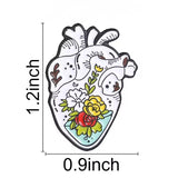 Blooming Heart Medical Brooch Enamel Pin