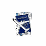 Passport Blue Enamel Sticker
