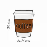 Coffee Enamel Sticker