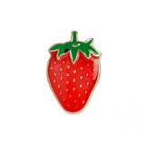 Red Strawberry Brooch Enamel Pin