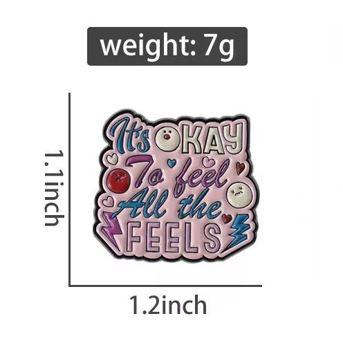 All The Feels Brooch Enamel Pin