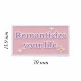 Romanticize Your Life Enamel Sticker
