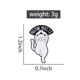 Meowmaste Cat Brooch Enamel Pin
