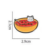 U R Souper Cat Brooch Enamel Pin