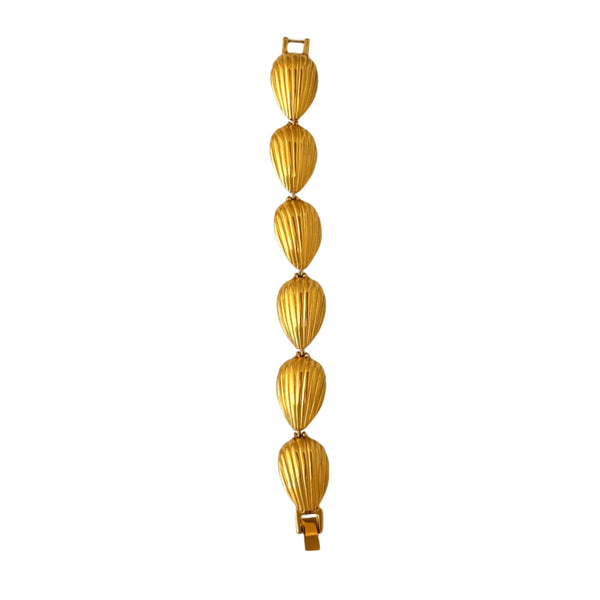 18k Gold Plated Chunky Shell Bracelet