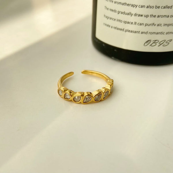 18K Gold Plated Marina Ring