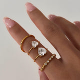 18K Gold Plated Paper Rings